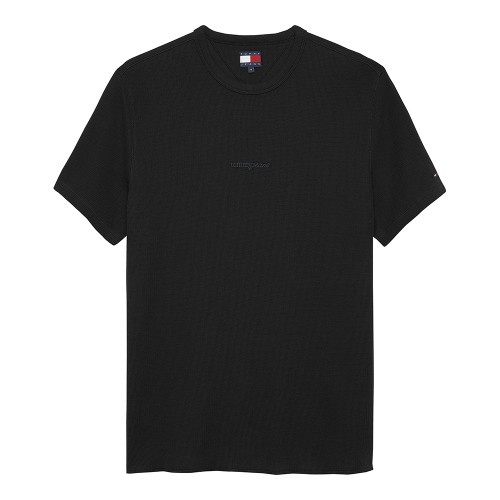 Tommy Hilfiger Ανδρική κοντομάνικη μπλούζα Slim Waffle Script Tee